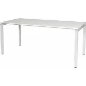 Schaffenburg Verstelbaar bureau - Slinger 200x80 wit - wit frame