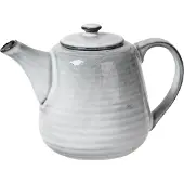 Broste Copenhagen Nordic Sand theepot 17,5 cm aardewerk lichtblauw