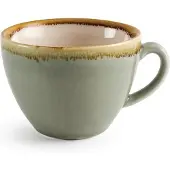 Olympia Kiln Cappuccinokopjes | Mosgroen | 23cl | 6 stuks