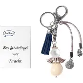 Een Wens Een Geluksengel voor Kracht Donker Blauw