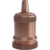 Calex E27 Lamphouder | Max 60W | Peak Model | Aluminium Mat Koper