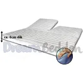 Bamboo Splittopper 140x200 Koudschuim HR55 Exclusive Anti Allergie Ca. 8cm dik