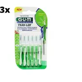 Gum Travler Ragers - 1.1mm Groen - 3 x 6 stuks