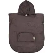 Timboo Poncho met ronde hals - 2-4 jaar - Graphit