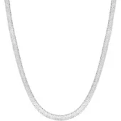 Lucardi Dames Roma Ketting - Staal - Ketting - Cadeau - 45 cm - Zilverkleurig
