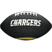 Wilson F1533XB Black Edition NFL Mini Soft Tou Team Chargers voor Sport Fanzone