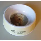 Rachael Hale voerbak hond West Highland white terrier 15 cm