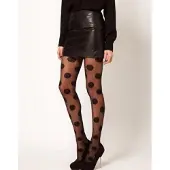 Pretty polly Dotty - Panty - Zwart - One zise