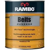 Rambo Beits Dekkend - 0,75 Liter - Karmijnrood - Zijdeglans