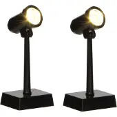 Luville Collectables Spotjes 2 stuks met verlichting - 3 x2 x 7 cm