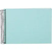 Goldbuch - Spiraalalbum Bella Vista - 24x17 cm - Aqua met witte pagina’s