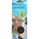 Pretty polly Panty - Shaping - Panty - Licht Corrigerend - 2 paar voordeelverpakking - 15 Den. - XL - Chiffon