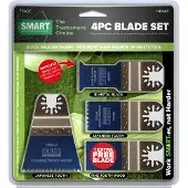 Smart Tool hout & metaal set + gratis extra blad 5-delig