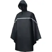 Willex Poncho Zwart