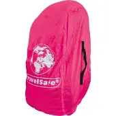 Travelsafe transport en regenhoes 55 liter polyester roze