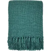 Malagoon Plaids, deken Rhinestone green throw dames 125x150 cm