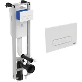 Ideal standard inbouwreservoir Eco incl. bedieningspaneel wit