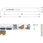 Rotec Reciprozagen RC530 / 1122VF (VPE 5 stuks) - 5250530 - 525.0530