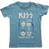 Ginza.se Kiss - Made For Lovin' You Heren T-shirt - XS - Blauw