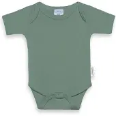 Funnies basic baby Romper - Stone Green| 100% Katoen | Maat 50/56