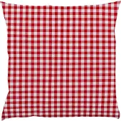 Bink Bedding Sierkussen BB (ruit) Rood 50 x 50 cm incl vulling