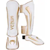 Venum Kickboks Scheenbeschermers Elite Wit Goud - M