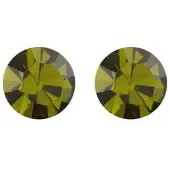 Biba Oorbellen met Swarovski Steentje Olivine
