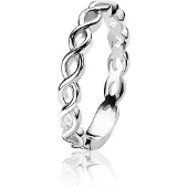 Zinzi zilveren aanschuifring Infinity ZIR1265
