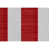 Dutch Wallcoverings vliesbehang streep - rood/grijs