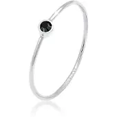 Elli Ring zwart / zilver