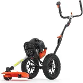 FUXTEC benzinemotormaaier met wielen FX-FSR152 - 52ccm | 3 pk | Grasmaaier met freesblad | 13,5 kg | Easy Start | 320 mm | 2-takt grastrimmer | 2,2 kW