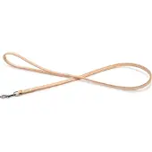 Beeztees Looplijn Geniet Beeztees Leder Naturel-100 cm x 10 mm