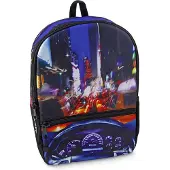 MOJO NYC Crusin met LED laptoptas rugzak Blauw