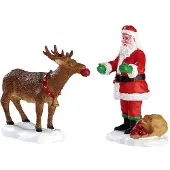 Lemax Kerstfiguur Reindeer treats