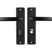 Starx Deurbeslag | Deurklink met wc-sluitingschild | | Blok | 63 mm