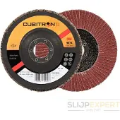 3M Lamellenschuurschijf | d. 125 mm korreling 40 + plat | RVS keramische korrel Co | 10 stuks - 7000104374 - 7000104374