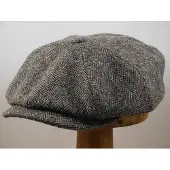Stetson Hatteras 'Peaky Blinders' visgraat grijsbruin maat 64