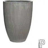 Pottery Pots Bloempot Ridged Ben L Dark Grey Vertically Ridged 40 x 55 cm