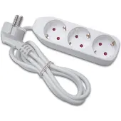 Velleman Stekkerdoos - 3 stopcontacten type F - 1.5 m kabel - Wit
