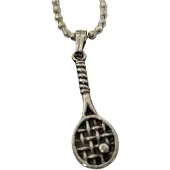 Zeeuws Meisje Hanger met ketting tennisracket
