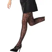 Pretty polly Panty - Fashion - Squiggle - One Size - 36/42 - Zwart