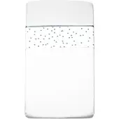 Briljant Baby Laken met Bies voor Ledikant 100 x 150 - Spots - Stonegreen