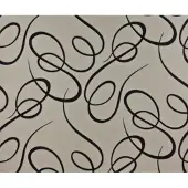 Dutch Wallcoverings - Schuimvinyl slinger zwart/wit