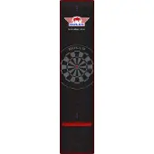 Bull's Carpet dartmat 300x65 cm zwart met rode stik