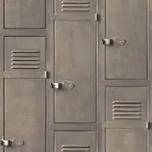 Dutch Wallcoverings Horizons lockers bruin (modern vliesbehang, bruin)
