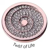 Quoins Jewelz rose plated QMOA-05 medium