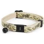 Beeztees Envy halsband Strike Cat. Verstelbaar. Beige.