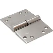 Dulimex DX SKG3 Kogelstift paumelle rechte hoek 125x89 mm rechts rvs
