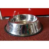 Pet Products RVS Voerbak met hondenpootjes