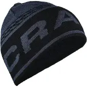 Craft Muts Logo Knit Hat Aspalt / Zwart